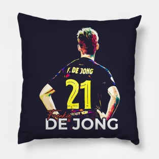 Frenkie De Jong Pop Art Pillow