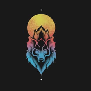 Minimalist Abstract Wolf T-Shirt