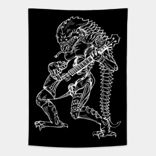 SEEMBO Alien Playing Guitar Guitarist Musician Music Band Tapestry