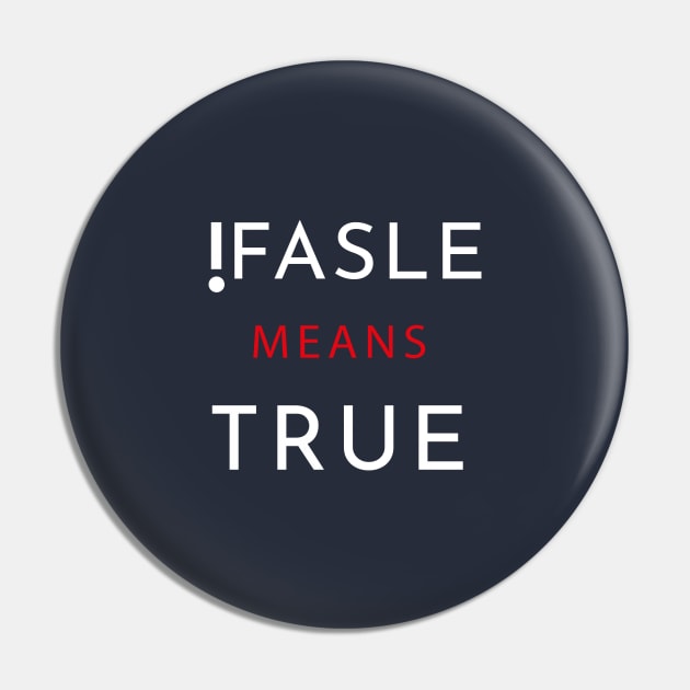False means true Pin by AwesomMT