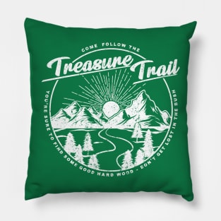 Hike the Treasure Trail Pillow