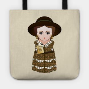 Kokeshi writer Virginia Woolf Tote