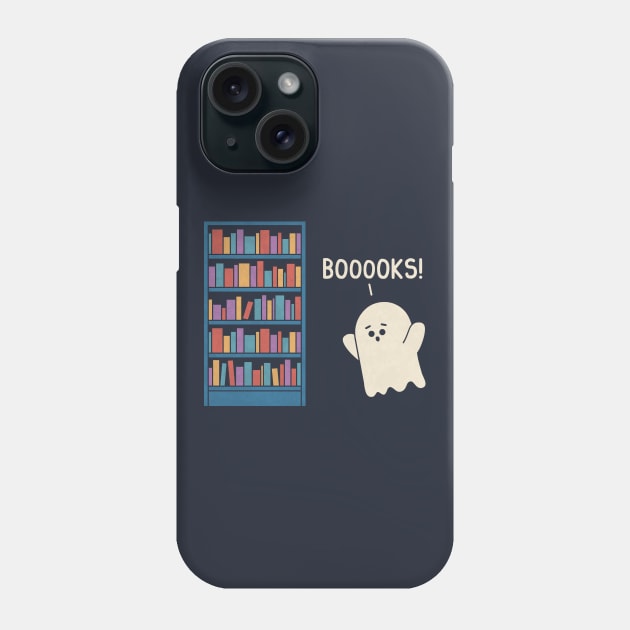 Booooks Phone Case by HandsOffMyDinosaur