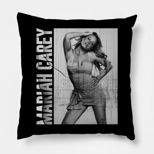 Mariah Carey // Vintage Distressed Pillow by Sal.Priadi