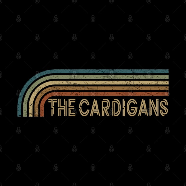 The Cardigans Retro Stripes by paintallday