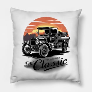 Vintage Truck I'm not old I'm classic Pillow