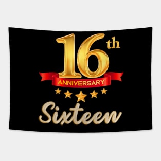 16 sixteen birthday Tapestry