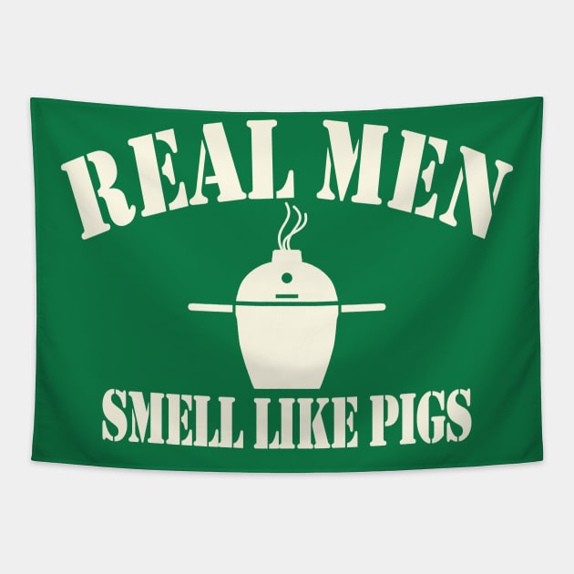 Real Men Smell Like Pigs Tapestry by Etopix