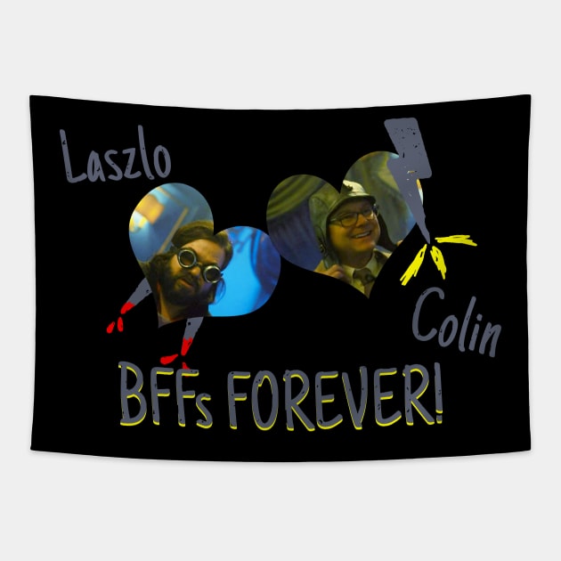 Laszlo & Colin: Best Friends Forever...ish Tapestry by Xanaduriffic