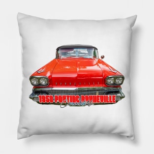 1958 Pontiac Bonneville Convertible Pillow