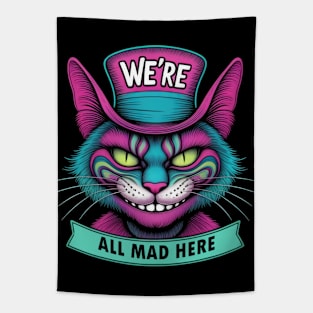 Cheshire Cate: We're All Mad Here Tapestry