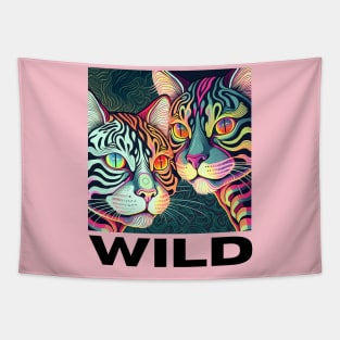 Wild Cats Tapestry