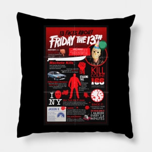 13 Facts about Friday the 13th Pillow