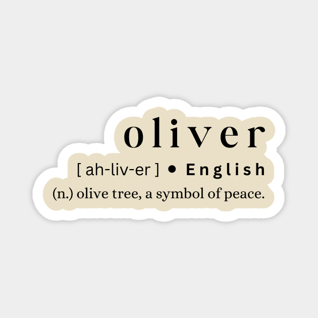 Oliver Magnet by MajesticWords