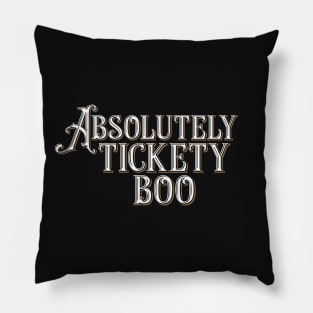 Good Omens: "Absolutely tickety boo" Pillow