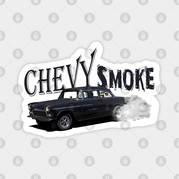 55 Chevy smoke Magnet by hotroddude