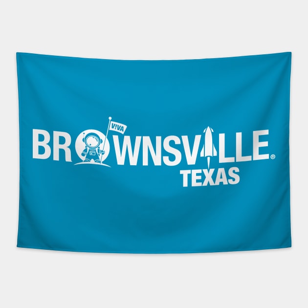 Viva Brownsville Texas - Astronaut Tapestry by Viva