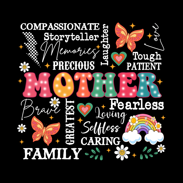 Retro Mother, She is Mom, Blessed Mom, Mom, Mom Life, Mothers Day by thavylanita