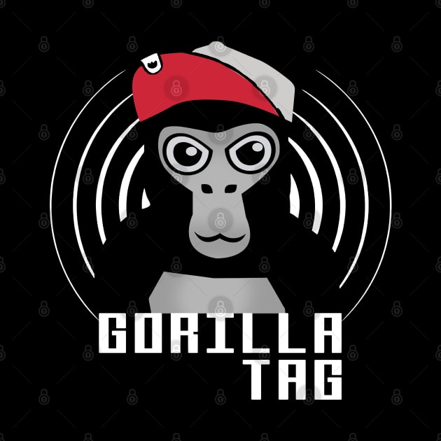 Funny Gorilla Tag Meme Tee VR Gamer by Wesley Mcanderson Jones