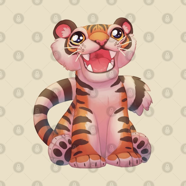 Tiny Tiger by Wagglezags