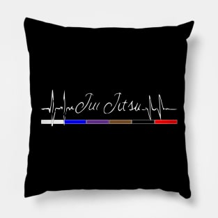 Jiu Jitsu Heartbeat Pillow