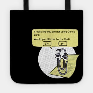 Pattern Clippy Tote