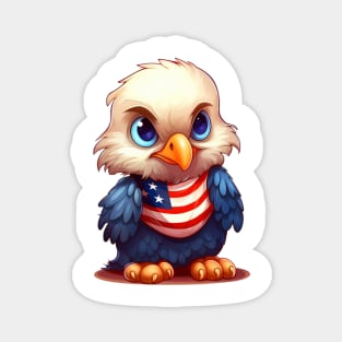 4th of July Baby Bald Eagle #7 Magnet
