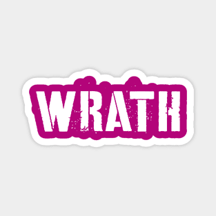 Wrath Not Pride Lgbt Magnet