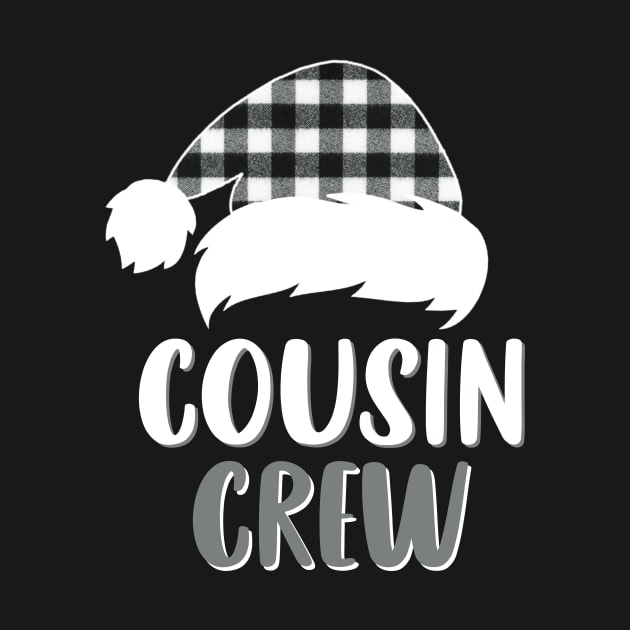 Cousin Crew White Plaid Santa Hat Family Matching Christmas Pajama by Sincu