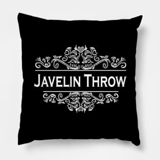 Sports Javelin Throw Pillow