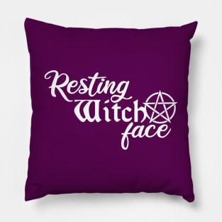 Resting Witch Face Pillow