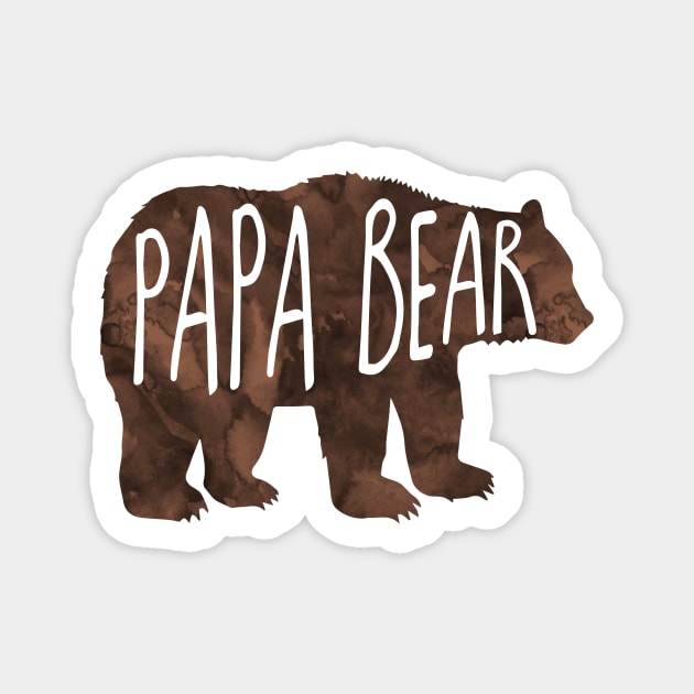 Papa Bear Magnet by Shana Russell