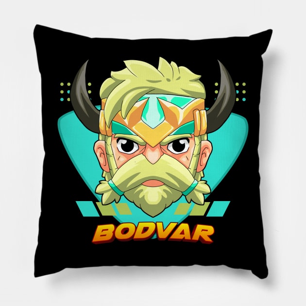 Bodvar Brawlhalla Pillow by RahmanDG