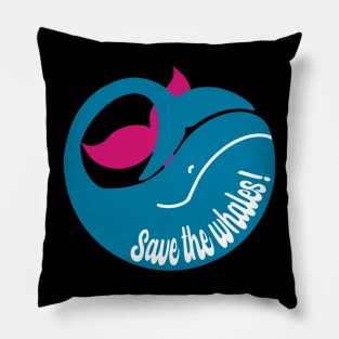 Save the whales Pillow