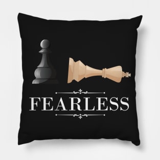 Fearless Chess Lover Pillow