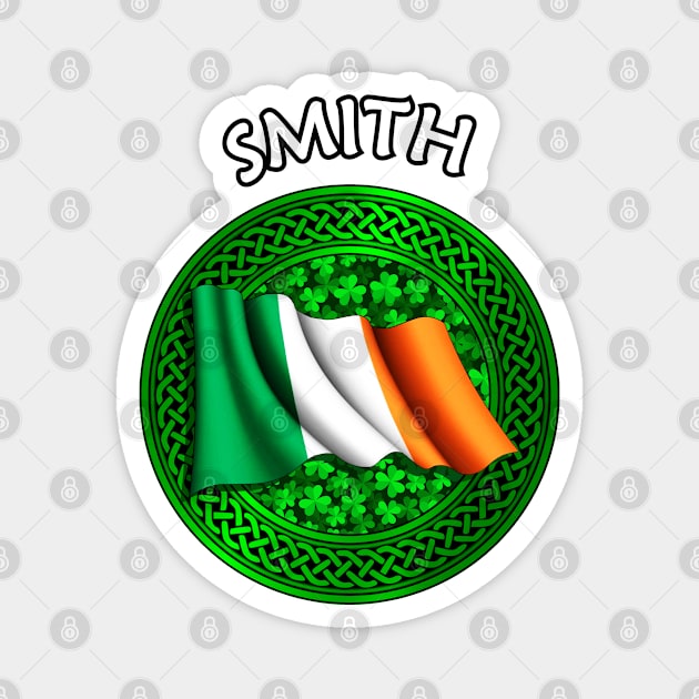 Irish Flag Shamrock Celtic Knot - Smith Magnet by Taylor'd Designs