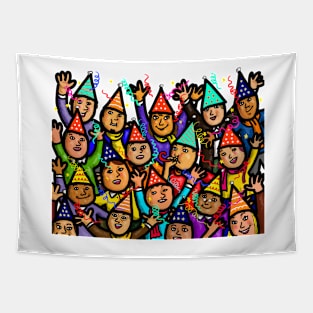 Christmas Birthday Celebration Tapestry