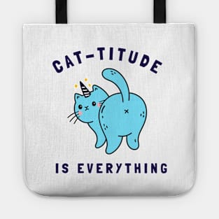 cat-titude is everything Tote