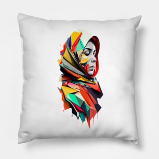 abstract color Muslima Pillow