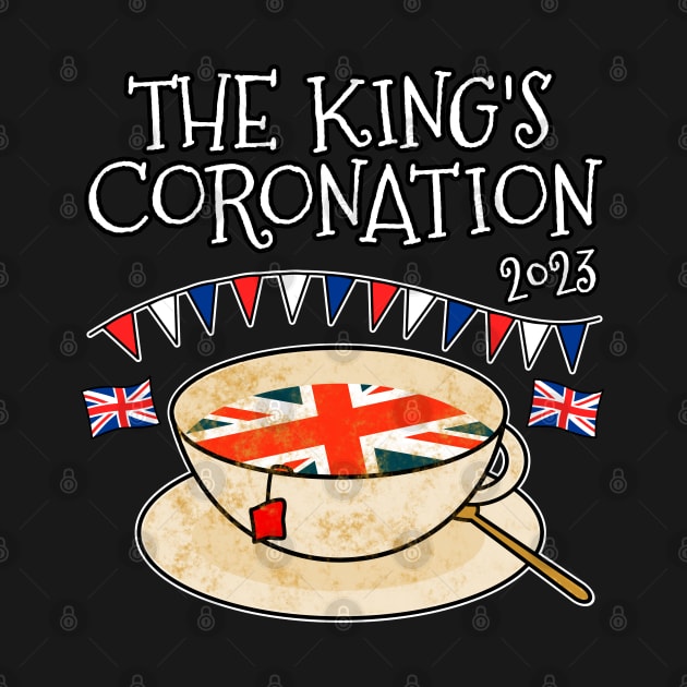 The Kings Coronation 2023 Tea UK Flag by doodlerob