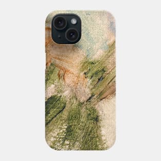 Green Ohcre Abstract Painting Phone Case