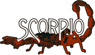 Red Scorpio Zodiac Scorpion Magnet