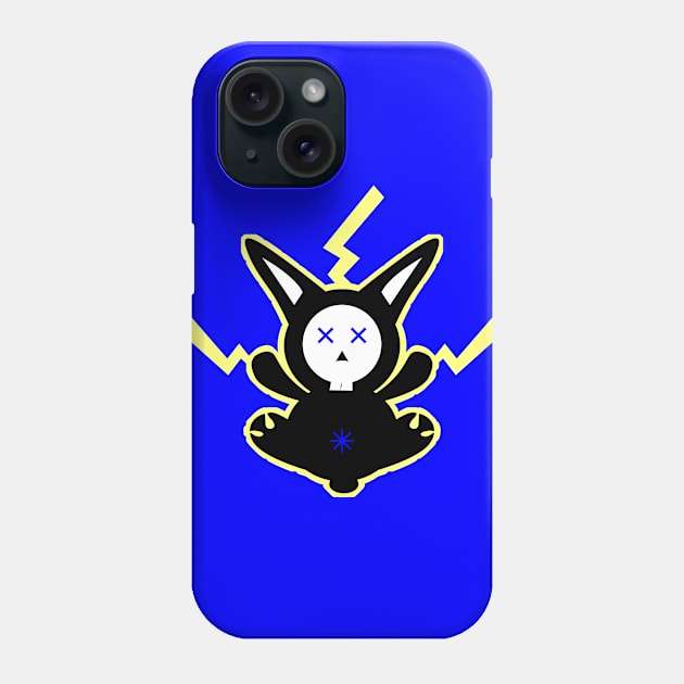 Electric Bunny Phone Case by BiobulletM