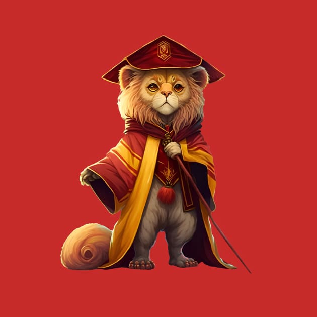 Lion from Wizard School by Vaelerys