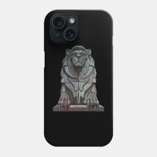 Lion statue Phone Case