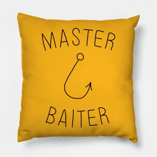 Master Baiter Black Pillow