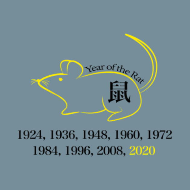 Discover 2020 Year of The Rat Chinese Zodiac Lunar New Year - Huat Ah Chinese New Year Zodiac Signs - T-Shirt