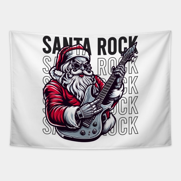 Santa Rock and Roll Tapestry by pentaShop