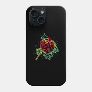 ladybug abstract colorful Phone Case