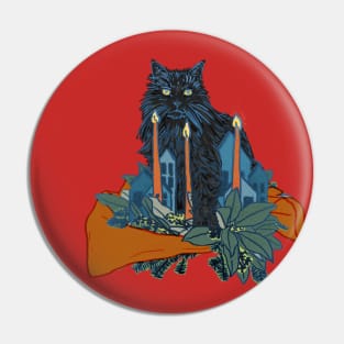 Yule Cat Pin